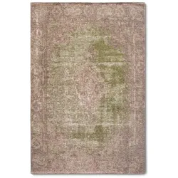 Vintage Teppich Castle 200 x 290 cm Mischgewebe Grün