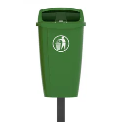 Hardwex Optima Abfallbehälter 50 l Grün
