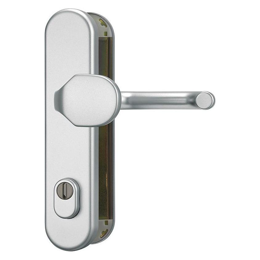 Abus HLZS814 F1 EK Schutzbeschlag rund, WG, alu. (Türgarnitur) (37404)