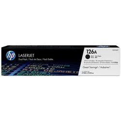 HP Toner 126A schwarz, 2er Pack