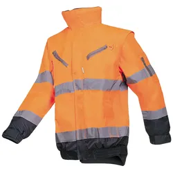 Warnschutz Winter-Blousonjacke "CAMPBELL" - XXL - Orange
