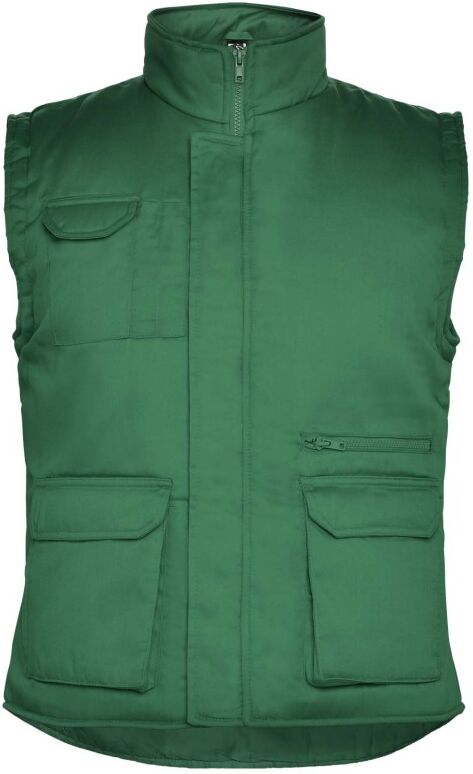 Gilet de travail personnalisable à col montant Almanzor XL Vert Bouteille