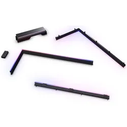 Phanteks NV5 Premium DRGB Kit + Power-Hub, 3x für Aussenrahmen, 1x Mainboard Kabel-Cover - schwarz (Mehrfarbig), Modding Beleuchtung