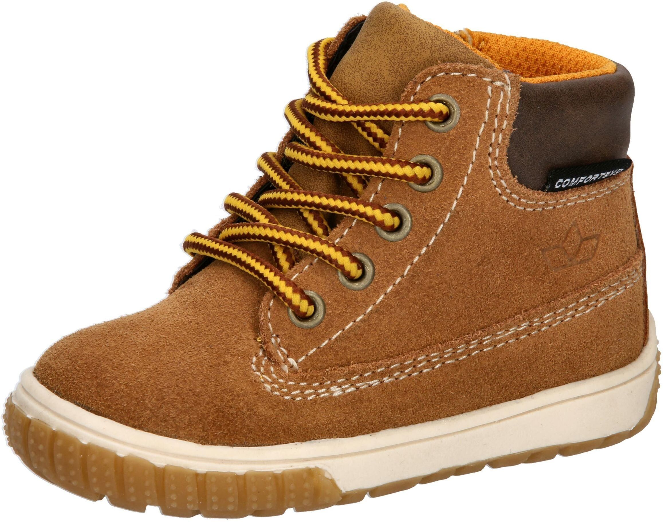 Lauflernschuh LICO "Lauflernschuh Fridolin", Jungen, Gr. 20, wärmend, braun, Veloursleder, Schuhe Lauflernschuh braun 20, wärmend