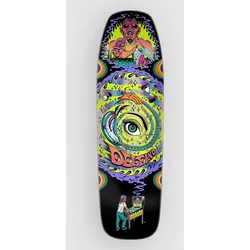 Santa Cruz Delfino Pinball Vision Pro 9.14" Skateboard Deck black / green Gr. Uni