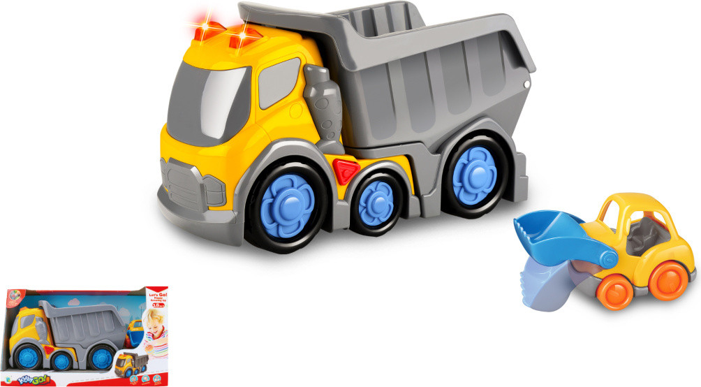 Alltoys Kiddy Go! Vrachtwagen met licht en geluid, 31 cm