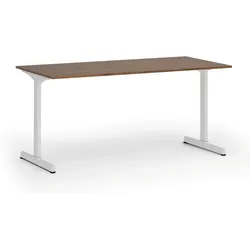 Bürotisch PRIMO BETA, 160x80 cm, weißes Metallgestell