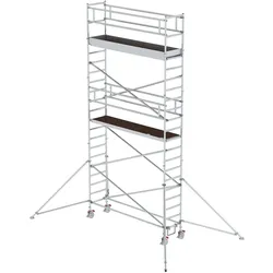 MUNK Aluminium-Rollgerüst mit Ausleger 3,00x0,75m Plattform 7,59m AH