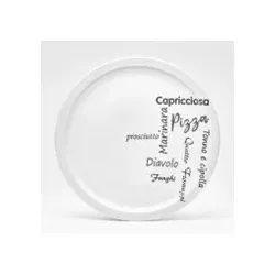 Pizzateller ITALIA (D 30 cm) - weiß - D 30 cm