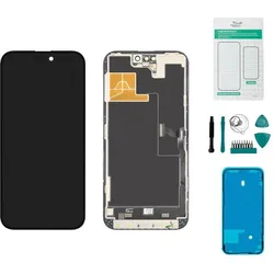 Kaputt.de iPhone 14 Pro Max OLED Display - Set (Display, Apple iPhone 14 Pro Max), Mobilgerät Ersatzteile, Schwarz