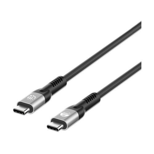 1.00m Manhattan USB4 USB-C Stecker/Stecker Kabel 240W 40G 8K