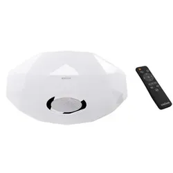 Deckenlampe Plafond Led mit Fernbedienung zur Einstellung von Helligkeit und Farbe des Lichts 24W weiß IRYNA 03845