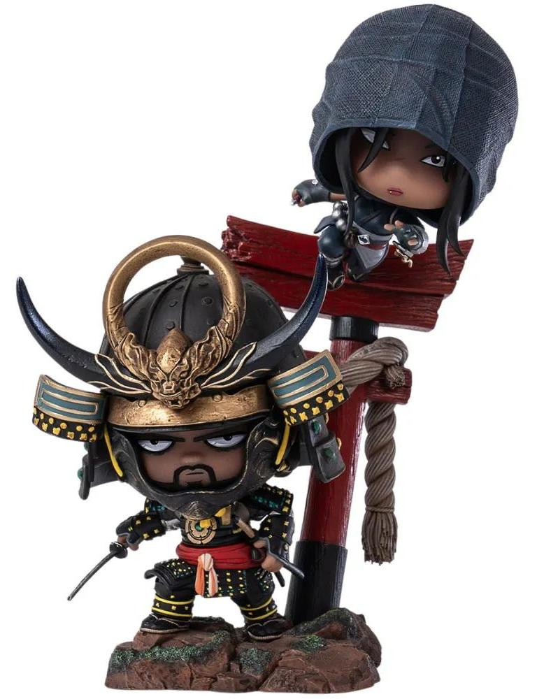 Pure Arts Naoe & Yasuke Qlectors Assassin's Creed Shadows Figuur