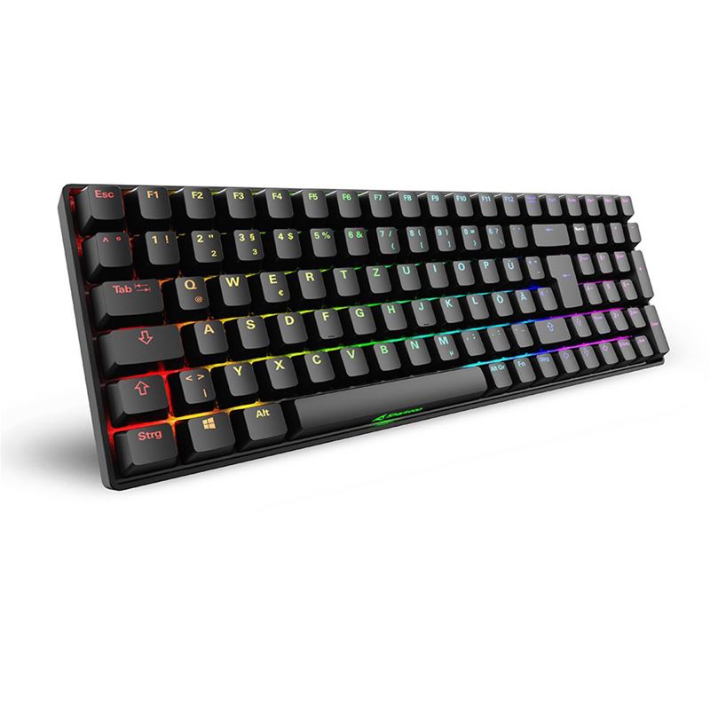 Sharkoon Gaming Tastatur Skiller SGK50S2 schwarz-rot DE