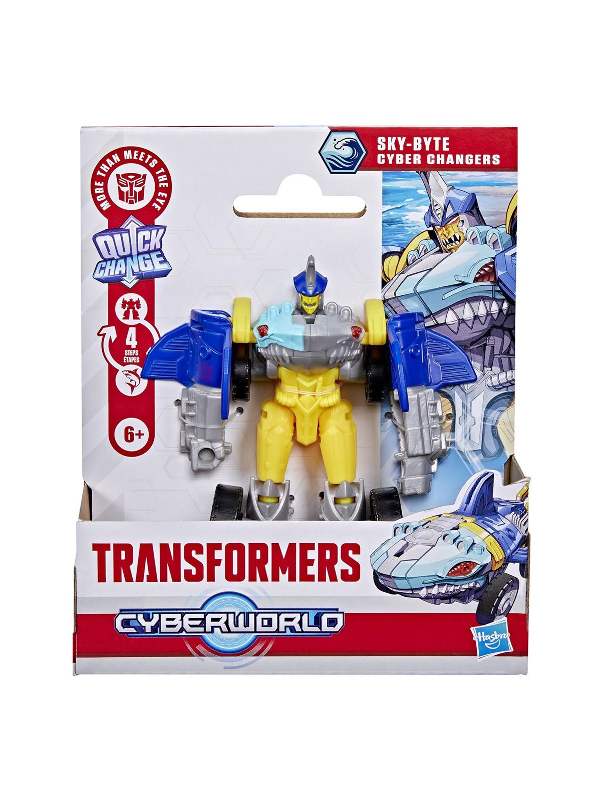 Transformers Cyberworld 4in Figure Cyber Changer Sky-Byte