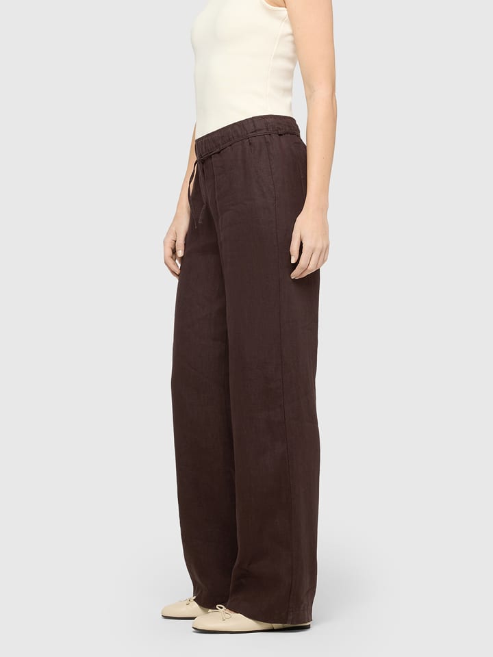 MAC Leinen-Hose in Braun - 40/L30