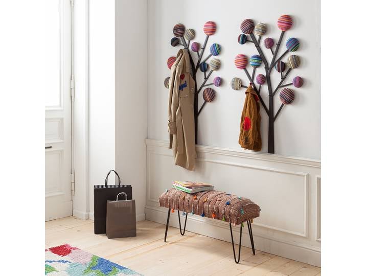 Porte-manteau mural Bubble Tree 67 x 111 x 5cm Multicolore