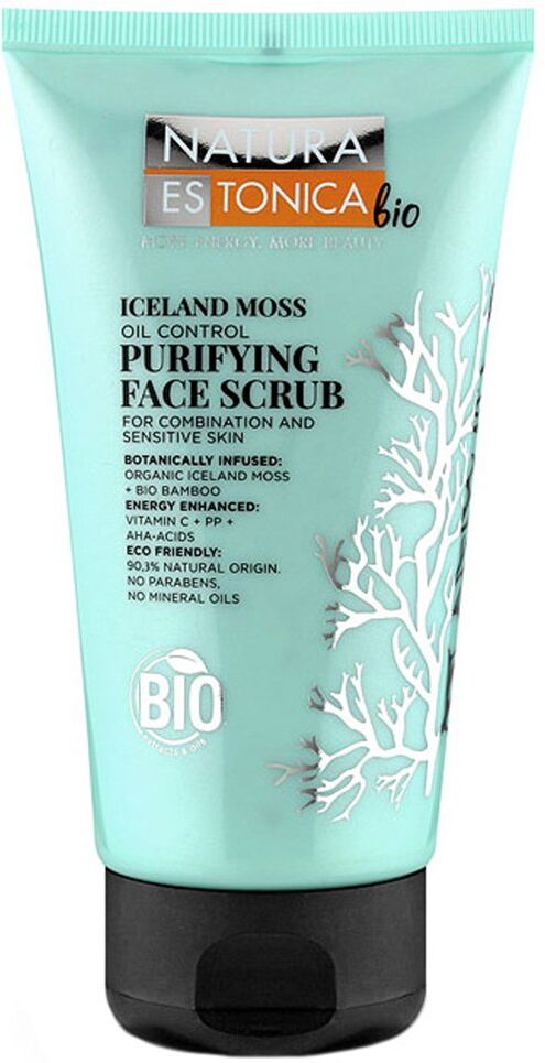 NATURA ESTONICA BIO Iceland Moss Purifying Face Scrub 150ml