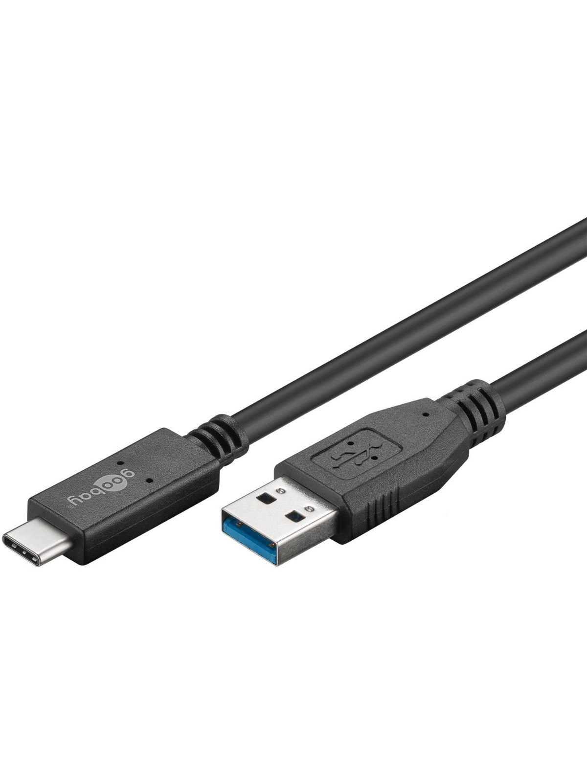 Pro USB-A USB-C - 0.5m - USB 3.2 Gen 2 - Schwarz