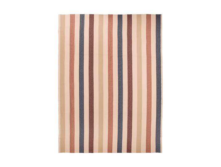 Ferm Living Nappe Hale Cashmere-mocha-indigo blue, 150x240 cm