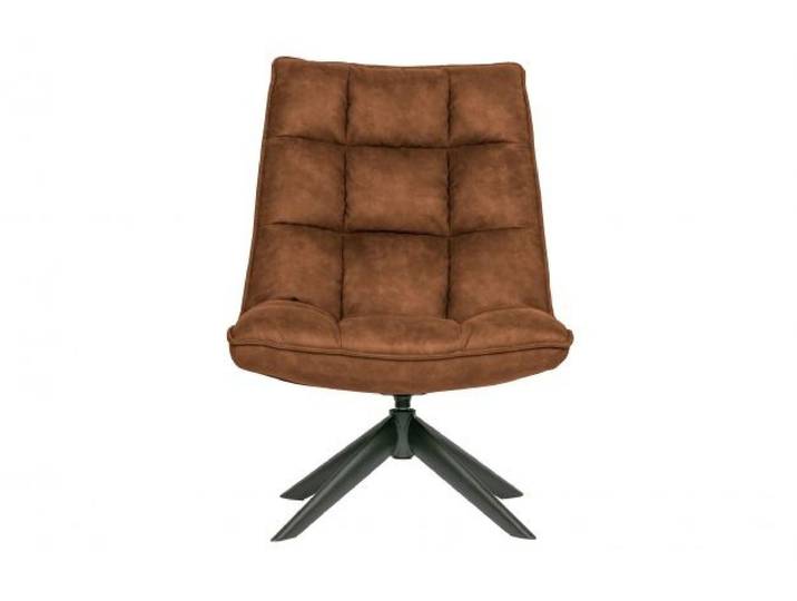 Jouke draaifauteuil kunstleer - Cognac - Cognac