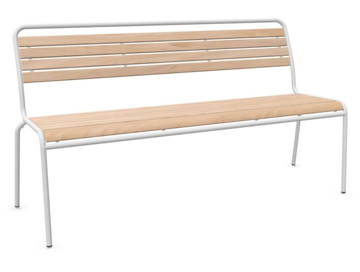 Holzlatten-3er-Bank Rigi von Schaffner / Farbe: Geölt / Grösse: 159 x 61 cm