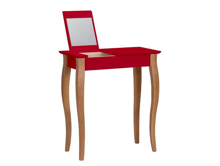 Schminktisch 65cm Rot/Rot