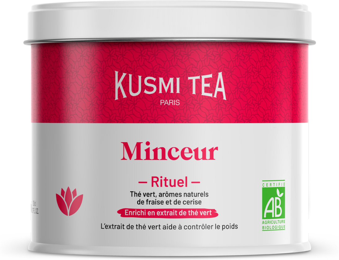 Slim Ritual - Fitnesstee, grüner tee, mate, rote früchte, bio - Kusmi Tea