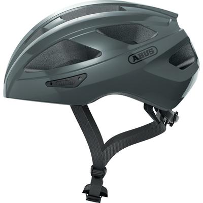 Rennradhelm ABUS "MACATOR" Gr. S, grau (race grau), Helme, S Kopfumfang: 51cm - 55cm
