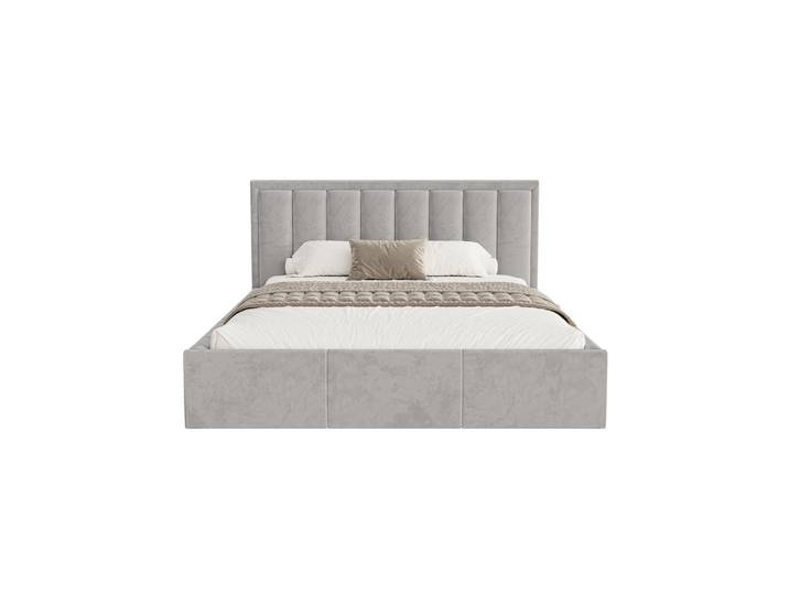Fedve Polsterbett Sitia 140x200 cm, Hellgrau, 140x200 cm, Schlafzimmer, Betten, Polsterbetten