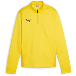 PUMA teamGOAL 1/4-Zip Trainings-Top Kinder 07 - faster yellow/puma black/sport yellow 116