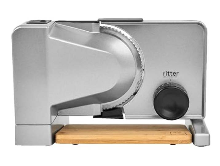 ritter serano 8 Elektrischer Allesschneider & Brotschneidemaschine aus Vollmetall, Made in Germany