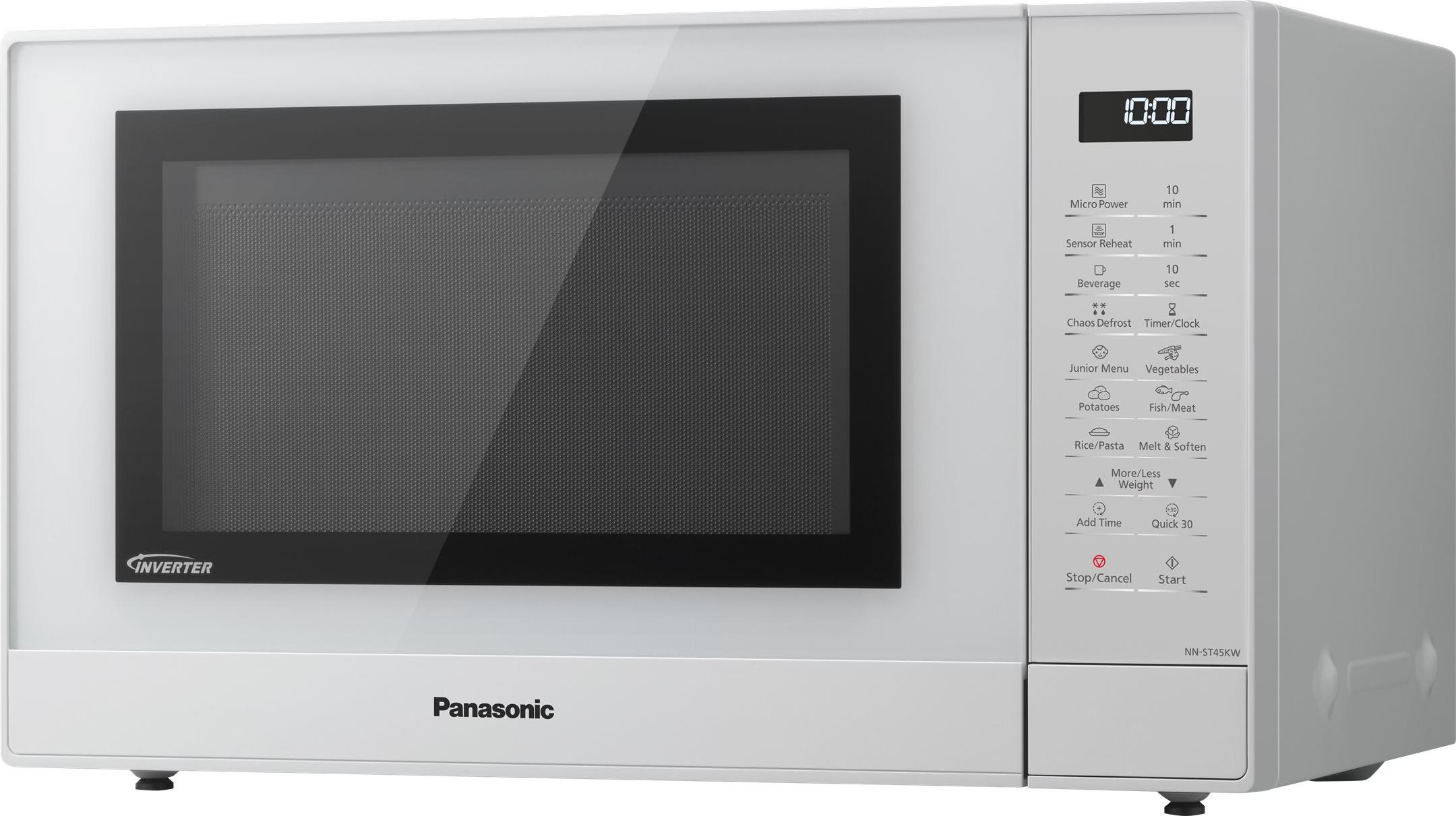 Panasonic NN-ST45, Arbeitsplatte, Solo-Mikrowelle, 32 l, 1000 W, Eingebautes Display, LCD