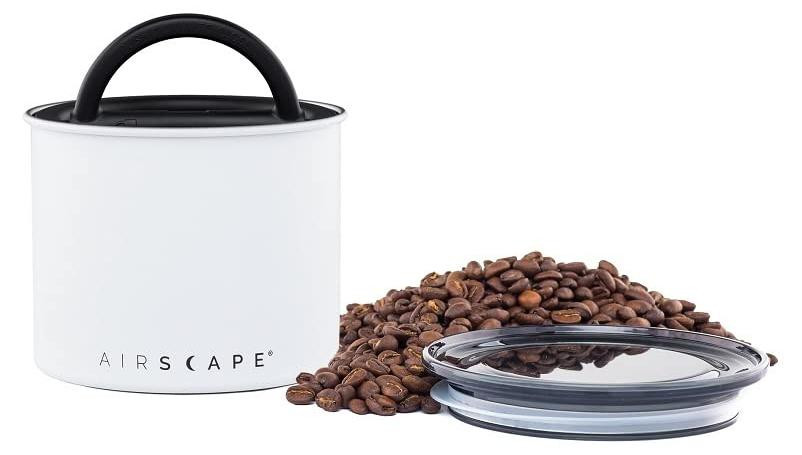 Dripio Luchtgedichte koffiebus van roestvrij staal, matwit, 900 ml