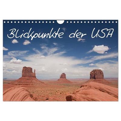Blickpunkte der USA (Wandkalender 2027 DIN A4 quer), CALVENDO Monatskalender