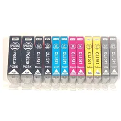 12x Tintenpatronen kompatibel f. Canon Pixma TS-8751 ersetzt Canon PGI-530 und CLI-531 Tintenpatronen