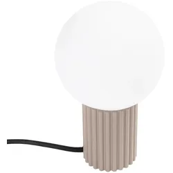 Sollux Tischlampe HALO taupe