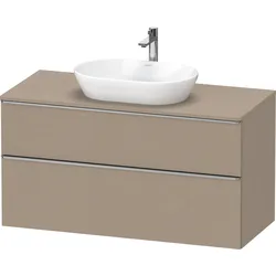 Duravit Waschtischunterschrank wandhängend „D-Neo“ 120 × 66,4 × 55 cm Leinen