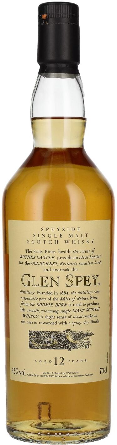 Glen Spey 12 Years Old FLORA & FAUNA Speyside Single Malt 43% Vol. 0,7l