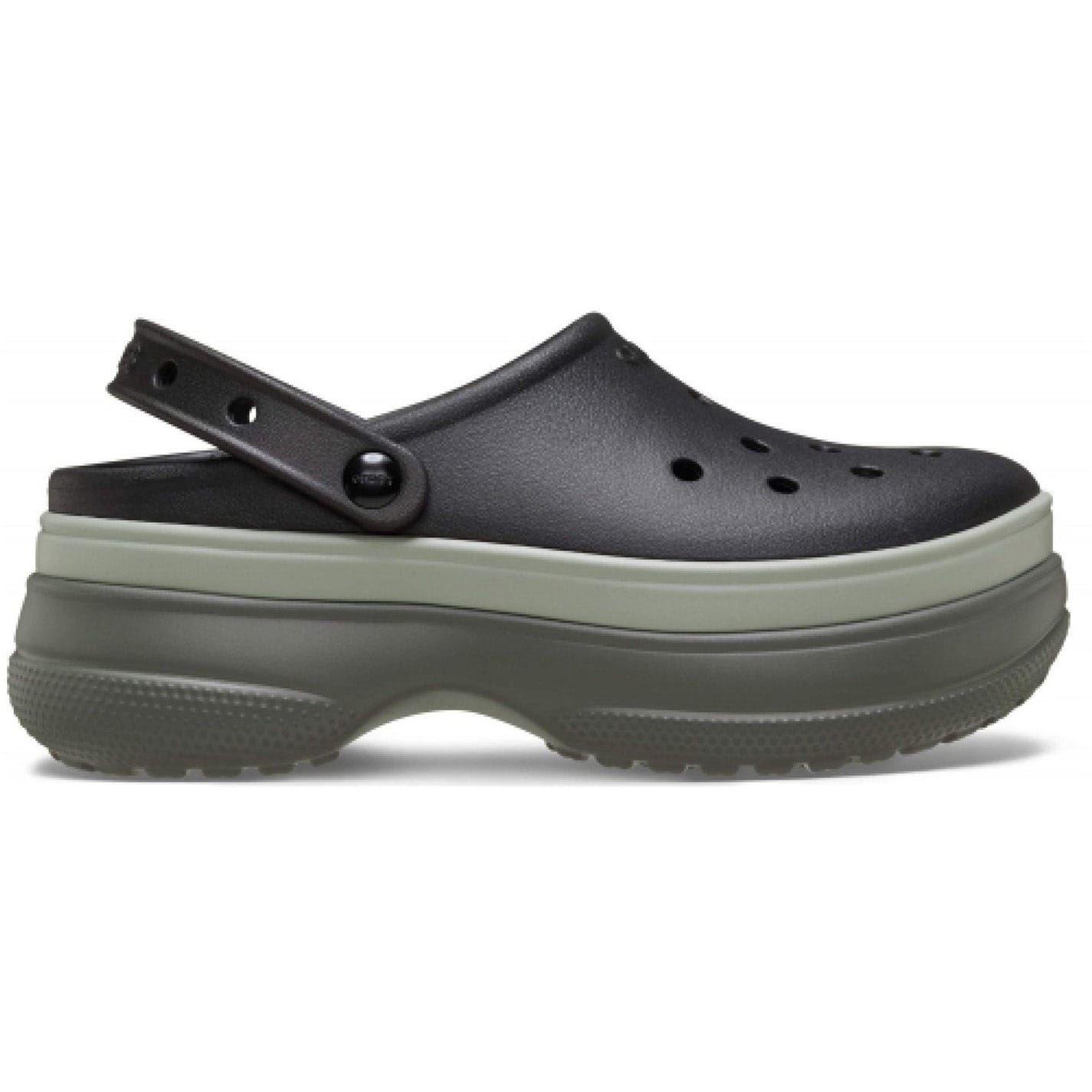 Crocs Classic Stacked Thermoplastische Zwarte Klompen