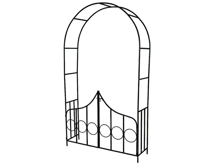 Arche de jardin avec portail - vert