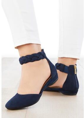 Women's The Rayna Flat by Comfortview in Navy (Size 12 M)