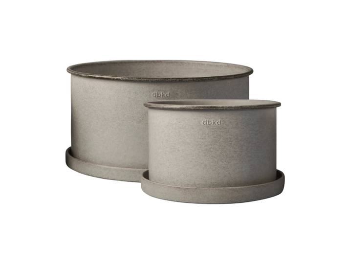 DBKD Cache-pot Plant bowl, lot de 2 Beige
