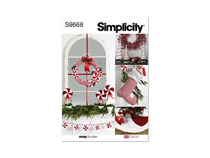 Simplicity SS9668OS Kerst decor OS (EEN maat)