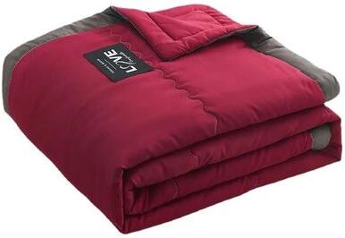 Uplift Picks Double Sided Cooling Blanket Breathable Summer Quilt wine Red 100x140 Cm