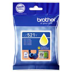 Brother Druckerpatrone Brother LC521Y - Gelb - original - Kisse Original Gelb LC521Y