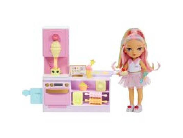 RAINBOW HIGH Petit coffret de jeu. (Boutique de desserts avec Kandy)