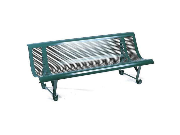 Banc acier laqué 2m
