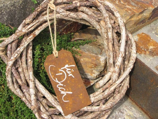 Wohnlust Edelrost hanger Voor jou