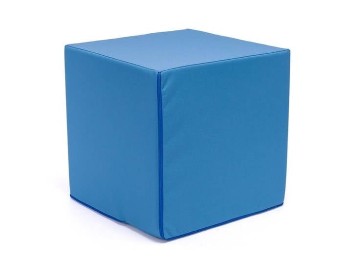 ECOPOUF - Pouf Cube d'Assise/Tabouret d'Extérieur - Résistant UV/Eau - Jardin/Balcon/Camping - 40x40x40 cm - Block M17